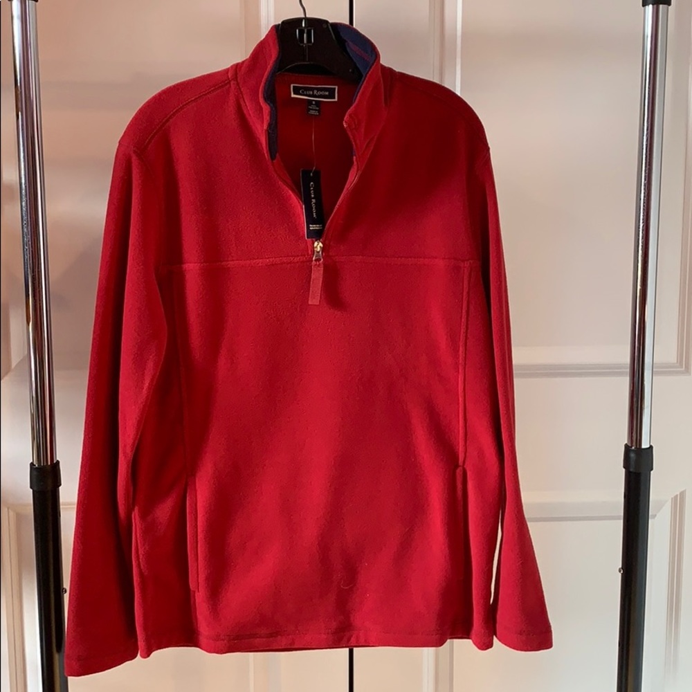 Club Room Men's 1/4 Zip Fleece NWT